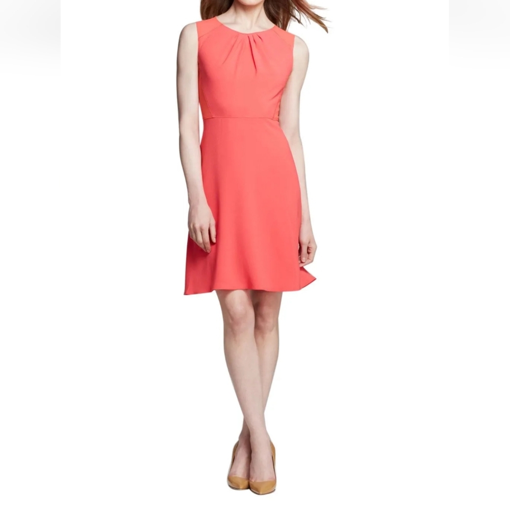 Elie Tahari Rosario A-Line Dress Nectar Glow Mini Size  4 Small  NEW $40…